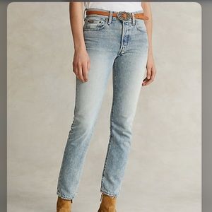 Polo Ralph Lauren The Callen High Rise Slim Denim Jeans